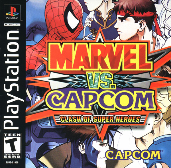 Marvel vs. Capcom - Clash of the Super Heroes Front Cover